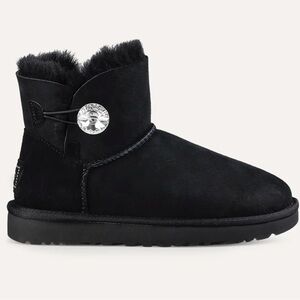 UGG Mini Bailey Button Bling Boot
